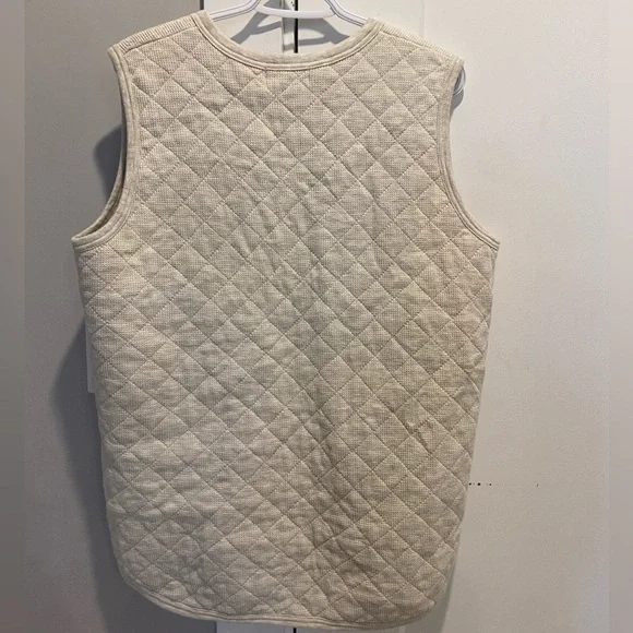 LL bean offwhite vest - Picture 4 of 4